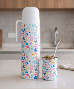 Set Termo Media Manija con Mate Estampados 1LT - Imagen 7