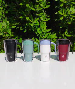 Vaso térmico alumino con tapa