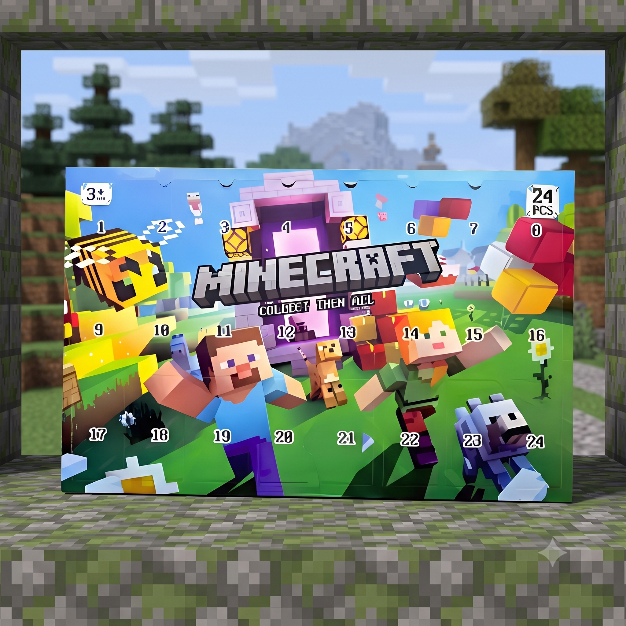 Calendario de adviento Minegraft