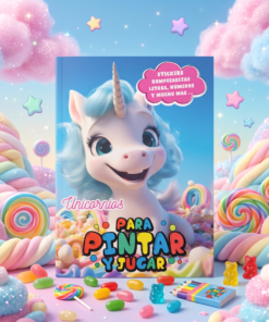Cuaderno para pintar - Unicornio