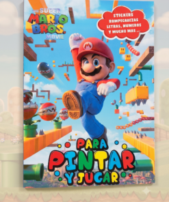 Cuaderno para pintar - Mario Bros