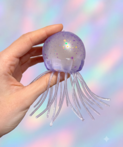 Squishy Antiestres - Medusa con glitter