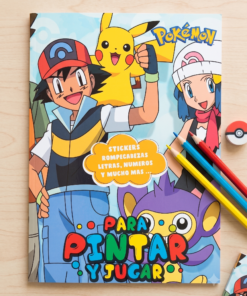 Cuaderno para pintar - Pokemon