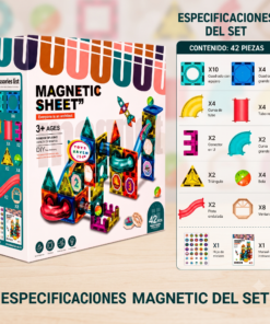Alternative view of Bloques Magnéticos de Construcción 3D -  42pcs