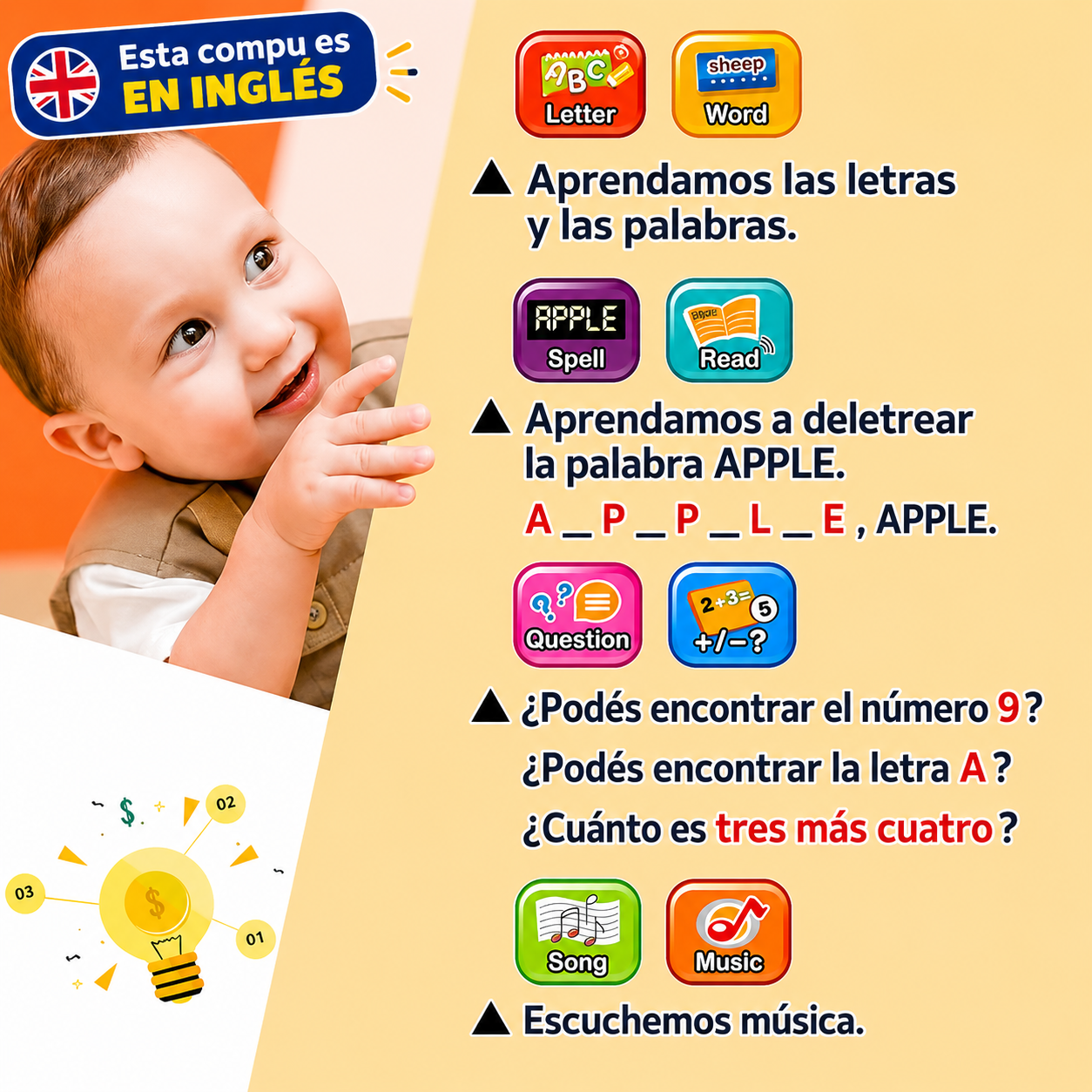 Computadora Didactica Ingles - Imagen 3