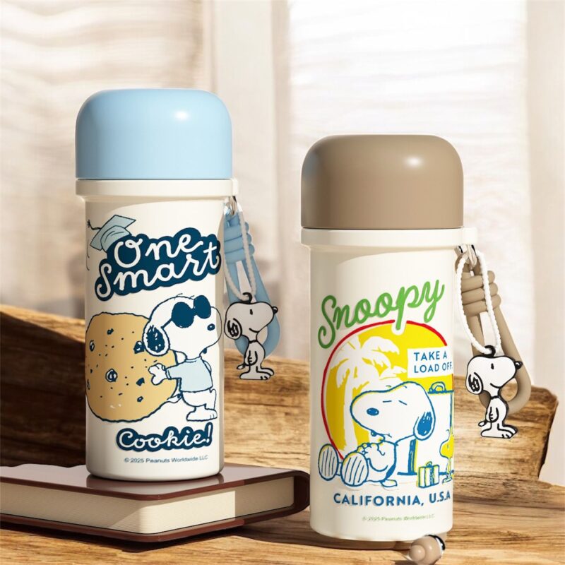 Termo Acero Inoxidable Doble Pico – SNOOPY