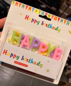 Velas Happy Birthday