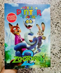 Cuaderno para pintar - Zootopia