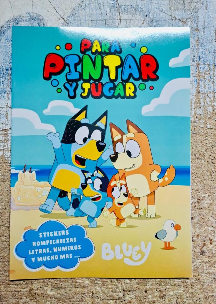 Cuaderno para pintar - Bluey