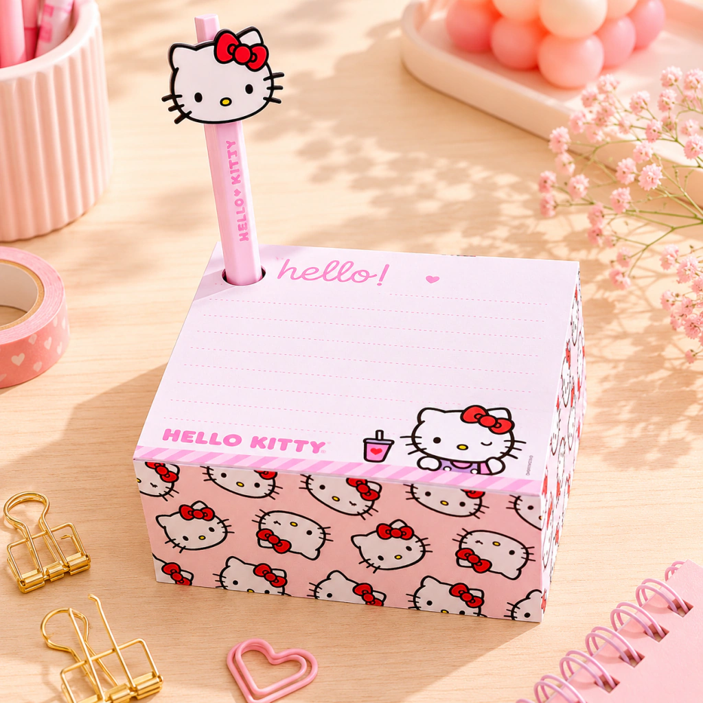 Block con Lapicera - Hello Kitty - Mooving