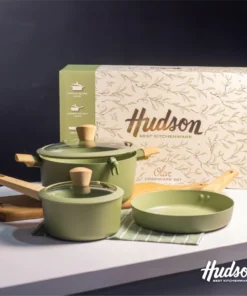 Bateria de Cocina Olive - Hudson + accesorios