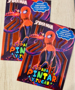 Cuaderno para pintar Spiderman