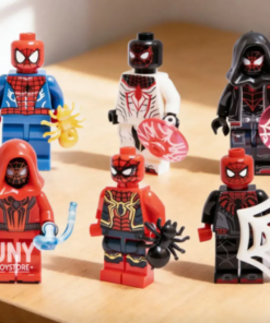 Alternative view of Legos Spiderman x6