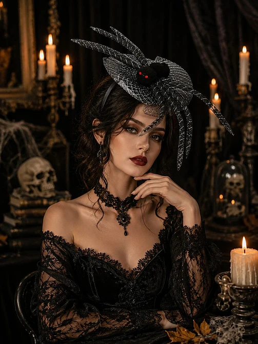 Vincha Halloween - Araña - Imagen 3