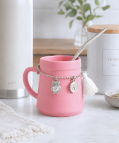 Mate Vintage con Dije Rosa