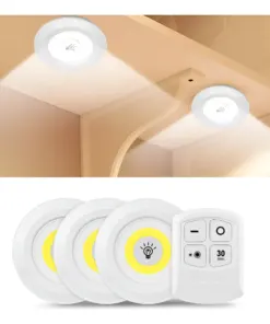 Set de 3 Luces Led c/ Control Remoto