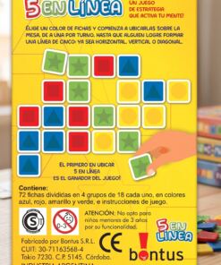 Juego de Cartas - 5 en Linea - Imagen 2