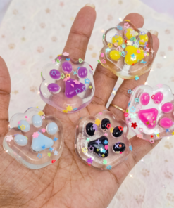 Mini Squishy x5 Huellitas