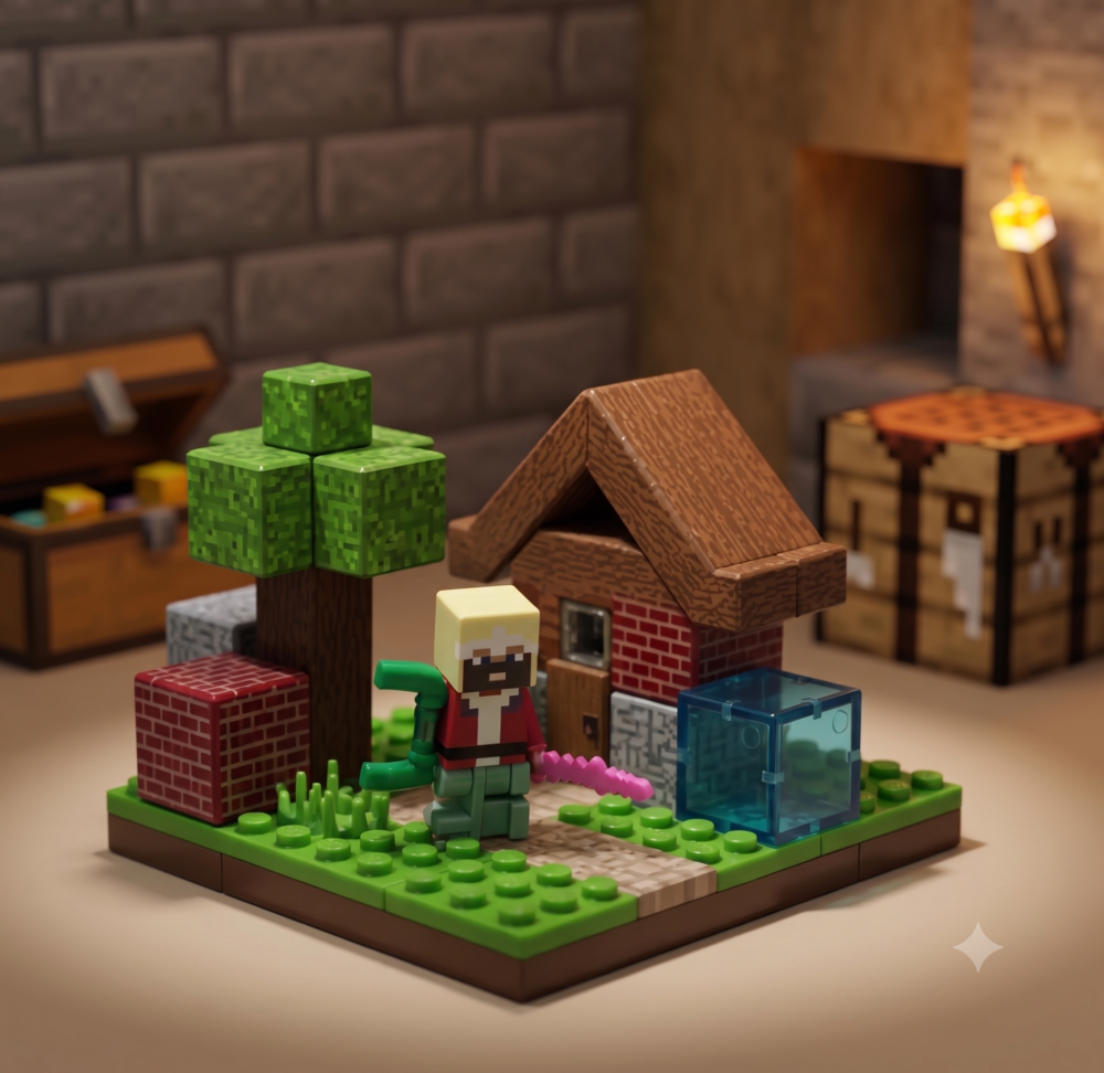 Bloques Magnéticos Minecraft x48 pcs - Imagen 2