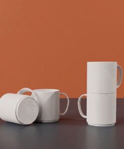 Taza Polimero Blanco Nube
