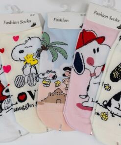 Medias Soquetes - Snoopy