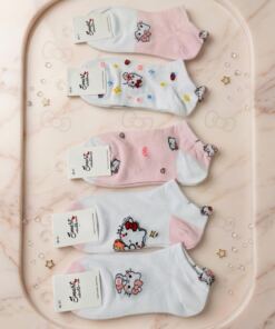 Medias Soquetes - Hello Kitty