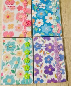 Cuaderno Tapa Dura - Florcitas - Imagen 4