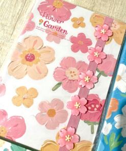 Alternative view of Cuaderno Tapa Dura - Florcitas