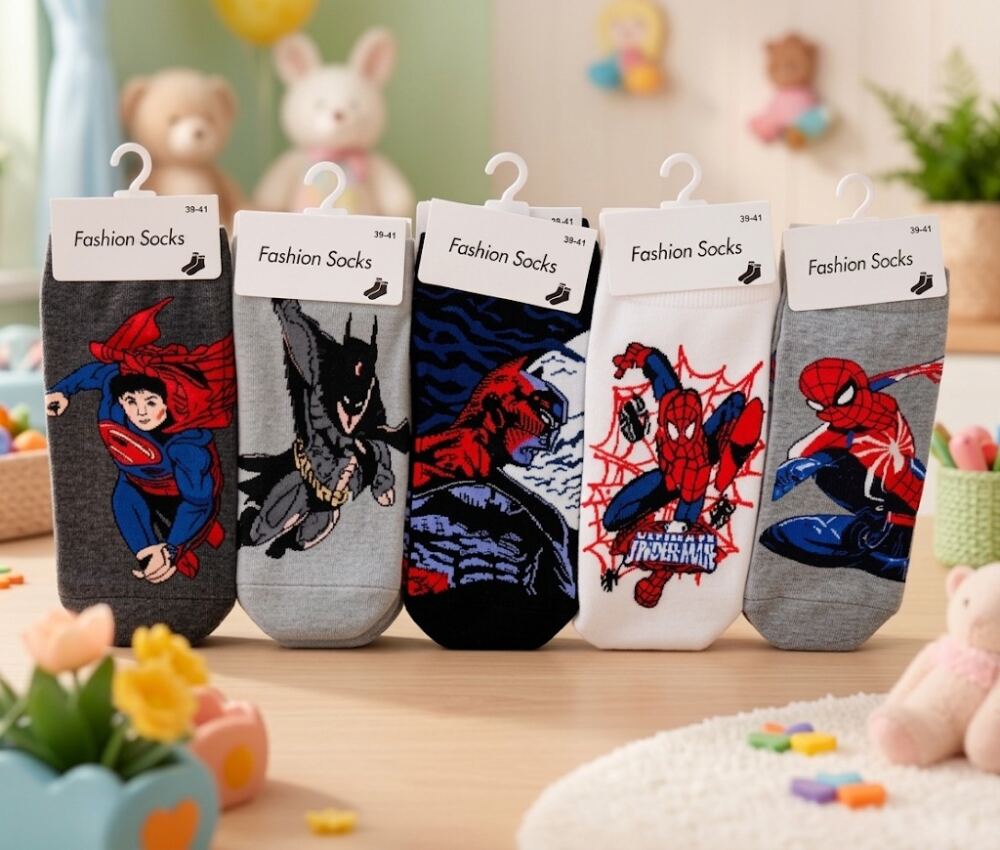 Medias Soquetes - Superheroes - Imagen 4