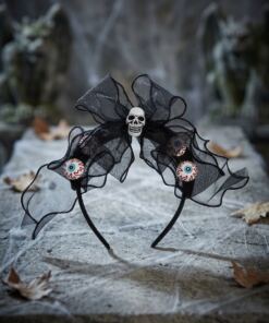 Vincha Halloween - Calavera y Ojos