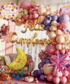 Set de Globo - Lunas y Estrellas