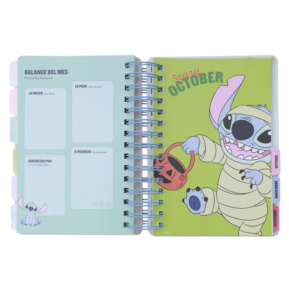 AGENDA DIARIA 14x20 mooving - Stitch 2027 - Imagen 3