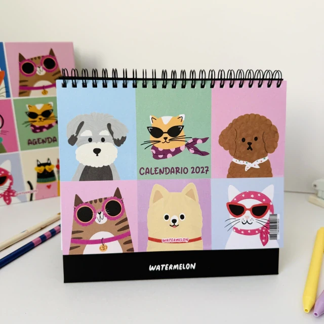 Calendario 2027 - Premium Mascotas