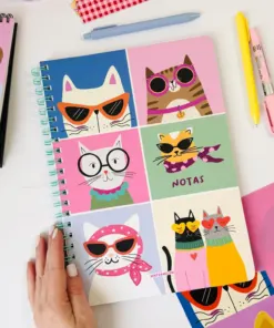 Cuaderno Inteligente Rayado A4 - MIAU MIAU