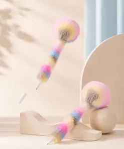 Lapicera Peluche Multicolor