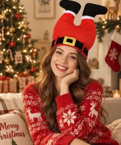 Gorro Piernas de Papa Noel