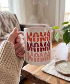 Taza ceramica - Día de la Madre Rosa