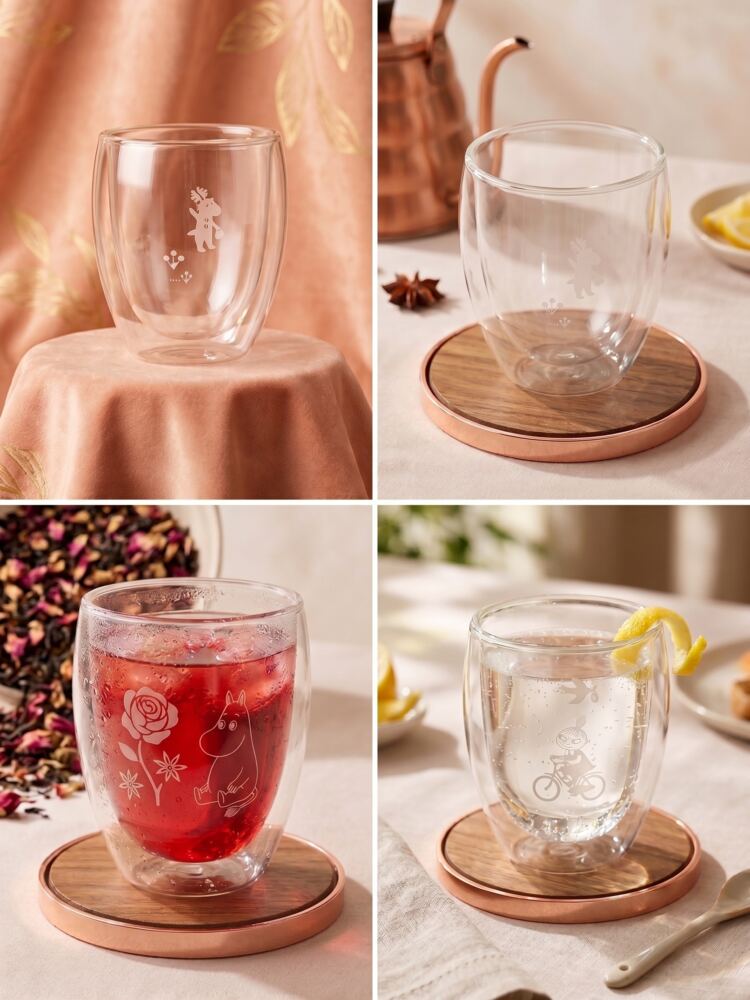 Vaso Doble Vidrio - Estampado - Imagen 3