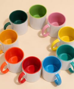Taza Ceramica Color Interno Sublimable