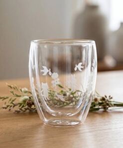 Vaso Doble Vidrio - Estampado - Imagen 4