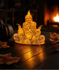 Vela Led - Calavera