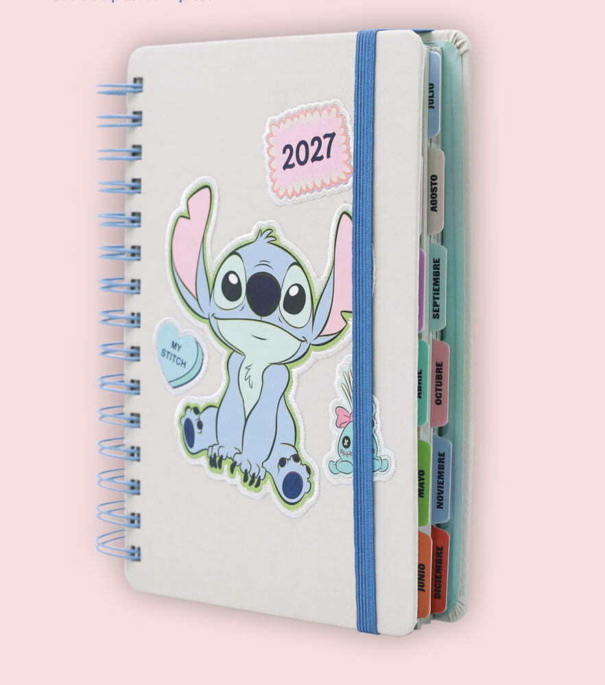 AGENDA DIARIA 14x20 mooving - Stitch 2027