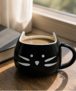 Taza Ceramica - Gatito Negro