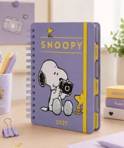 AGENDA DIARIA 14x20 mooving - Snoopy 2027 - Imagen 4