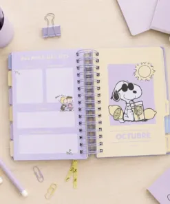 AGENDA DIARIA 14x20 mooving - Snoopy 2027 - Imagen 3