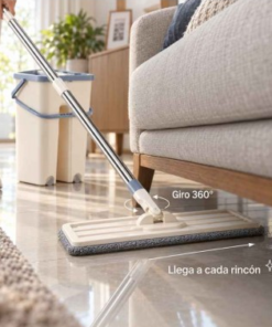 Mopa plana + Balde centrifugo - Aitech - Imagen 4