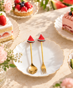 Set Cuchara+Tenedor - Sandia