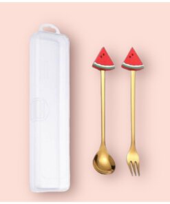 Alternative view of Set Cuchara+Tenedor - Sandia