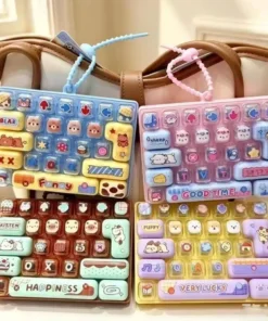 Alternative view of Llavero Teclado Mecanico Antiestres