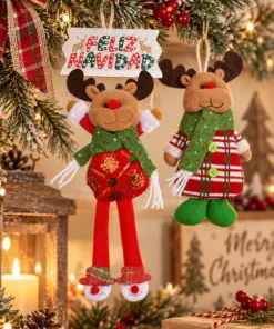 Muñeco Navideños de Patas Largas - Imagen 5